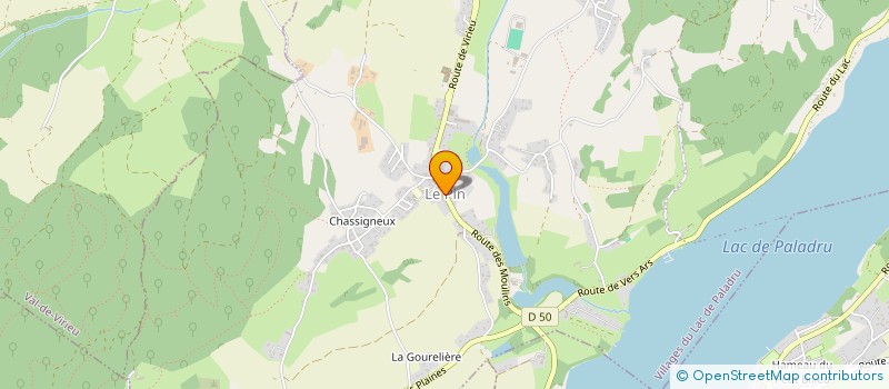 localisation de l'entreprise VITTOZ MACONNERIE - TP  VILLAGES DU LAC DE PALADRU