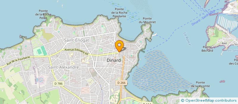 localisation de l'entreprise VITUS  DINARD