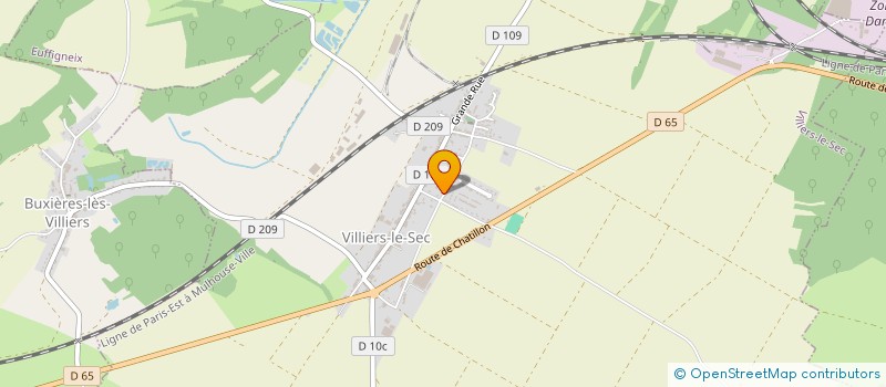 localisation de l'entreprise VIV'ACTION à VILLIERS-LE-SEC