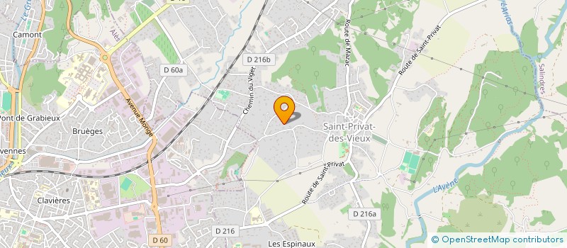 localisation de l'entreprise VIV'ART  SAINT-PRIVAT-DES-VIEUX