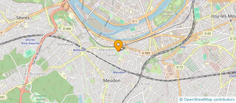 localisation de l'entreprise VIV CONSULTING à MEUDON