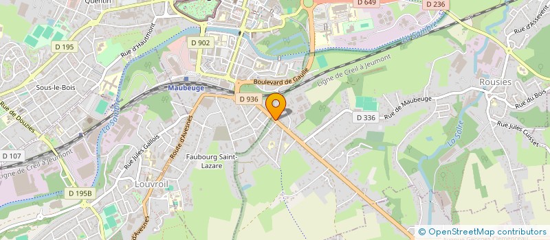 localisation de l'entreprise VIV'HAIR  ROUSIES