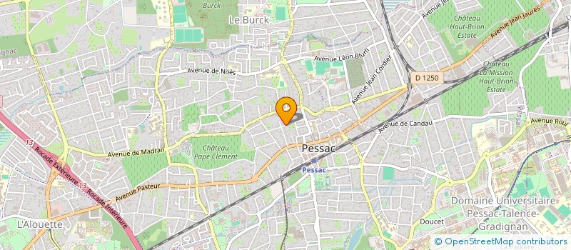 localisation de l'entreprise VIV MED  PESSAC