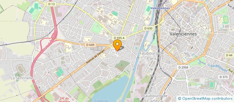 localisation de l'entreprise VIV'XPO  VALENCIENNES