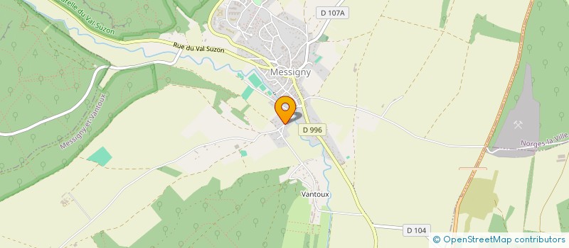 localisation de l'entreprise VIV'Z&CO  MESSIGNY-ET-VANTOUX