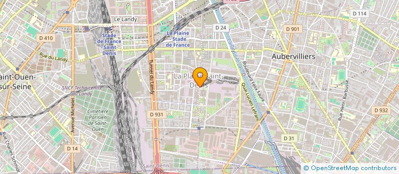 localisation de l'entreprise VIVA  AUBERVILLIERS