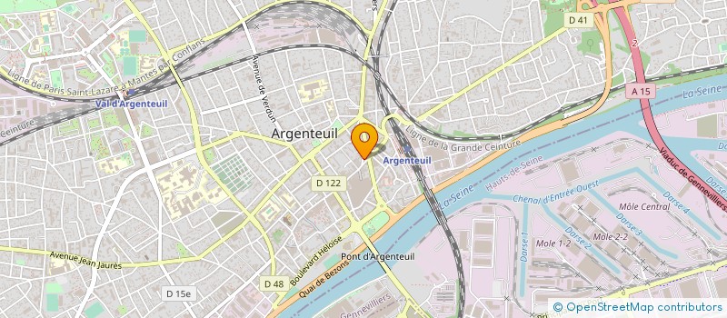 localisation de l'entreprise VIVA 95  ARGENTEUIL