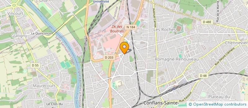 localisation de l'entreprise VIVA AUTO  CONFLANS-SAINTE-HONORINE