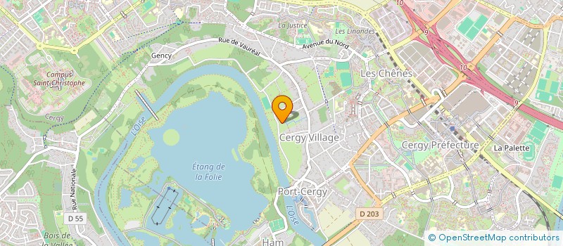 localisation de l'entreprise VIVA COIFFURE  PONTOISE