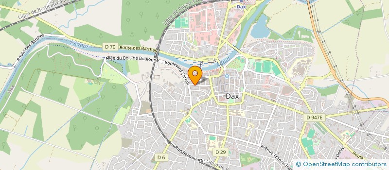 localisation de l'entreprise VIVA-DAYON à DAX