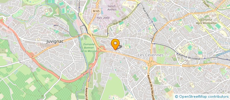localisation de l'entreprise VIVA-ECO à MONTPELLIER