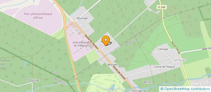 localisation de l'entreprise VIVA-ECOENERGY  ARSAC