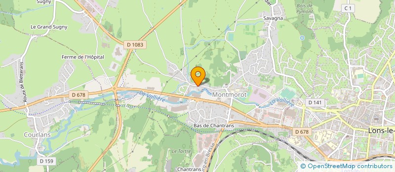 localisation de l'entreprise VIVA FACADES à MONTMOROT