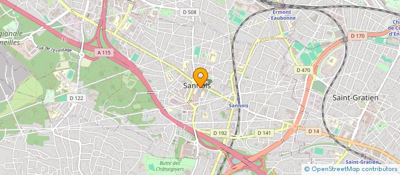 localisation de l'entreprise VIVA GYM  SANNOIS