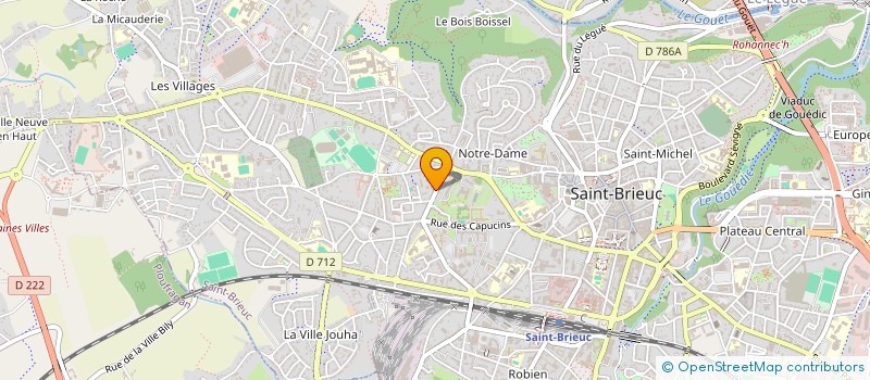 localisation de l'entreprise VIVA HABITAT à SAINT-BRIEUC