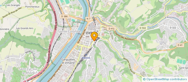 localisation de l'entreprise VIVA IMMO  VIENNE