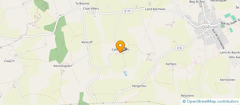 localisation de l'entreprise VIVA LA MUSICA  QUERRIEN