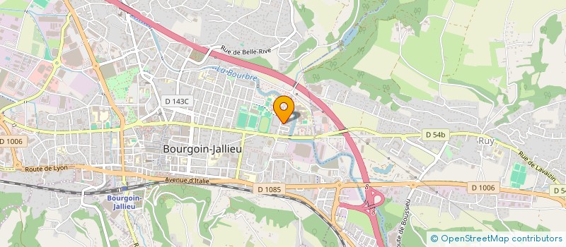 localisation de l'entreprise VIVA LATINO  BOURGOIN-JALLIEU