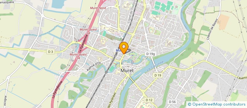 localisation de l'entreprise VIVA MURET à MURET