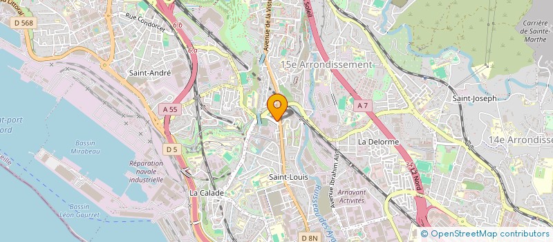localisation de l'entreprise VIVA PASTA à MARSEILLE