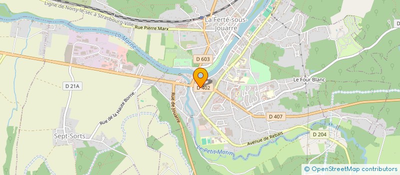 localisation de l'entreprise VIVA PRIMEUR à LA FERTE-SOUS-JOUARRE