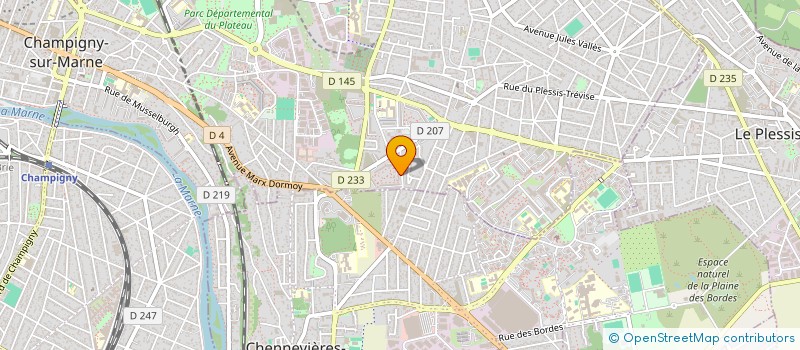 localisation de l'entreprise VIVA PROTECTION à CHAMPIGNY-SUR-MARNE