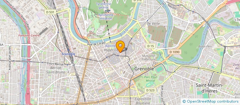 localisation de l'entreprise VIVA SANTE à GRENOBLE