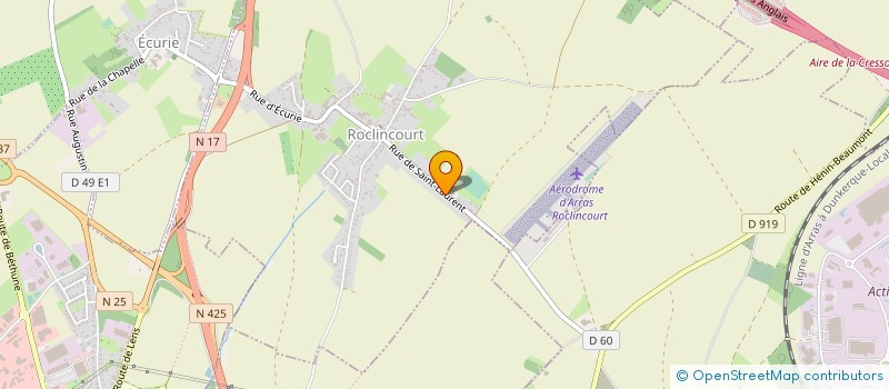 localisation de l'entreprise VIVA TANGO  ROCLINCOURT