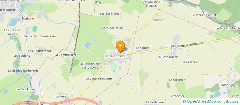 localisation de l'entreprise VIVA TINY HOUSE  COUESMES