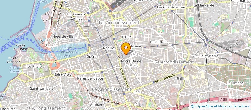 localisation de l'entreprise VIVA ZAPATA à MARSEILLE