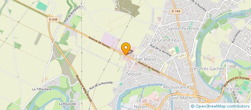 localisation de l'entreprise VIVABAT à NIORT