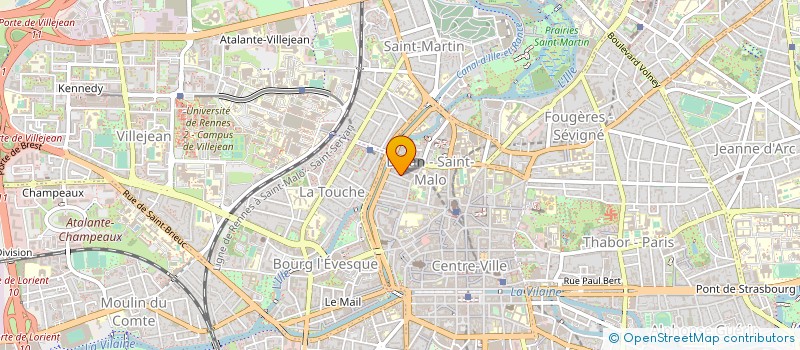 localisation de l'entreprise VIVABIO INVEST  RENNES