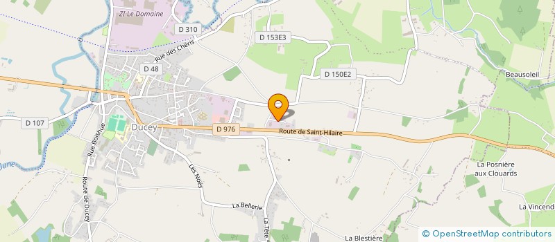 localisation de l'entreprise VIVABOIS à DUCEY-LES CHERIS