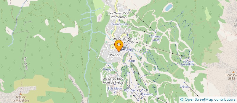 localisation de l'entreprise VIVACANCES  LES ORRES