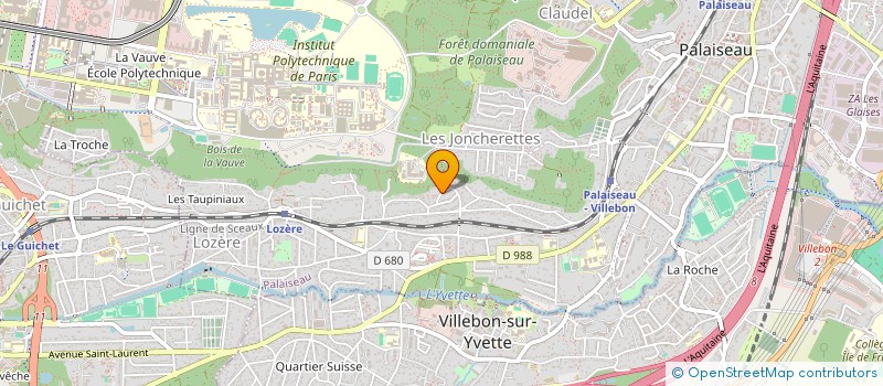 localisation de l'entreprise VIVACCE ETUDE FORMATIONS CONSEIL à PALAISEAU