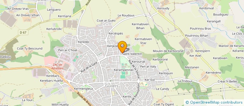 localisation de l'entreprise VIVACCESS  GUILERS