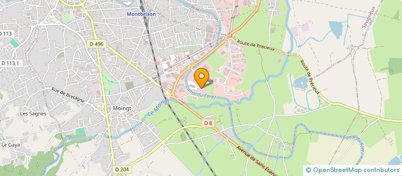 localisation de l'entreprise VIVACHARP  MONTBRISON