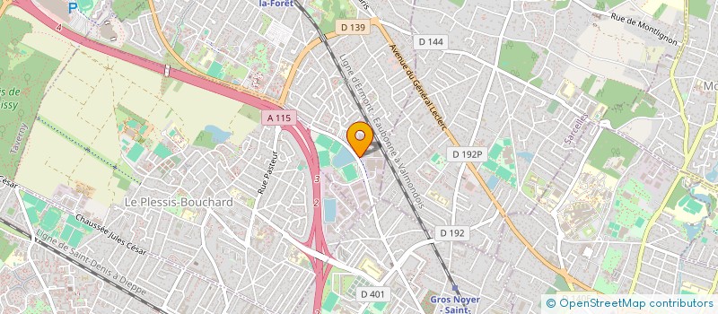 localisation de l'entreprise VIVACITE à BEAUCHAMP
