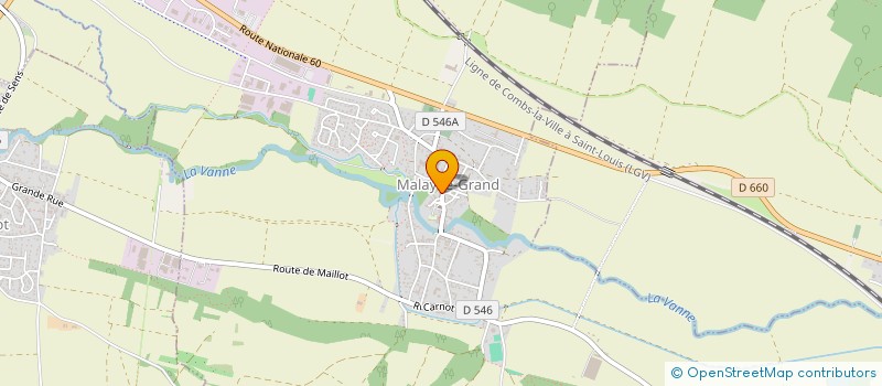 localisation de l'entreprise VIVACITE 89 à SAINT-CLEMENT