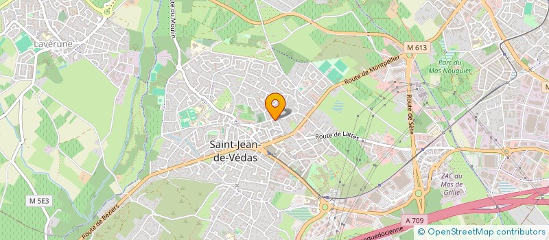 localisation de l'entreprise VIVAESTHETIC à SAINT-JEAN-DE-VEDAS