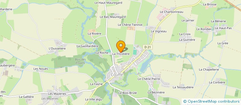 localisation de l'entreprise VIVAFATILO DEVELOPPEMENT  COUFFE