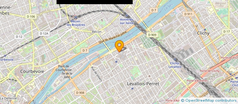 localisation de l'entreprise VIVAGRE à LEVALLOIS-PERRET