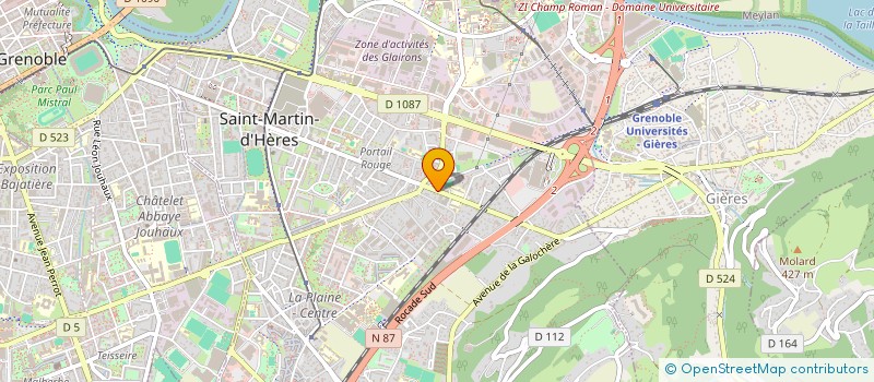 localisation de l'entreprise VIVAIME  SAINT-MARTIN-D'HERES