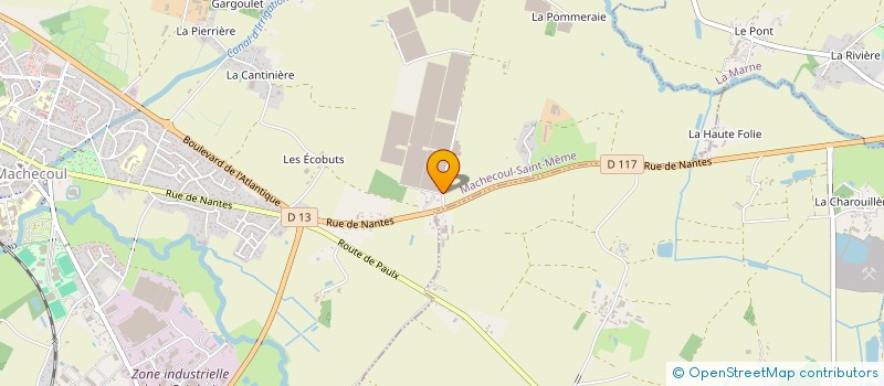 localisation de l'entreprise VIVAL ENERGIES  MACHECOUL-SAINT-MEME