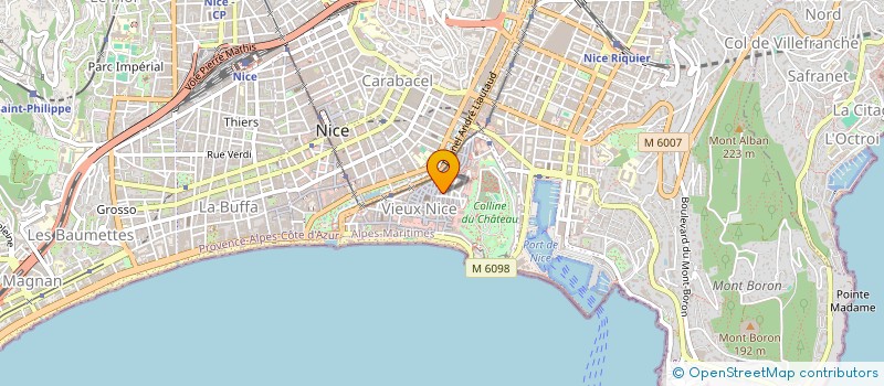 localisation de l'entreprise VIVALDE  NICE