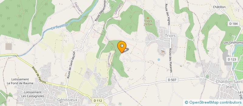 localisation de l'entreprise VIVALDI  TRIORS