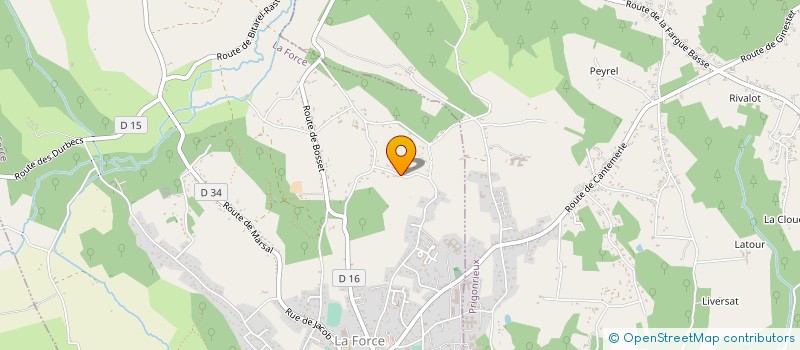 localisation de l'entreprise VIVALDI  LA FORCE