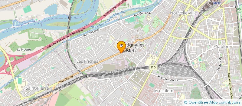 localisation de l'entreprise VIVALDI à MONTIGNY-LES-METZ