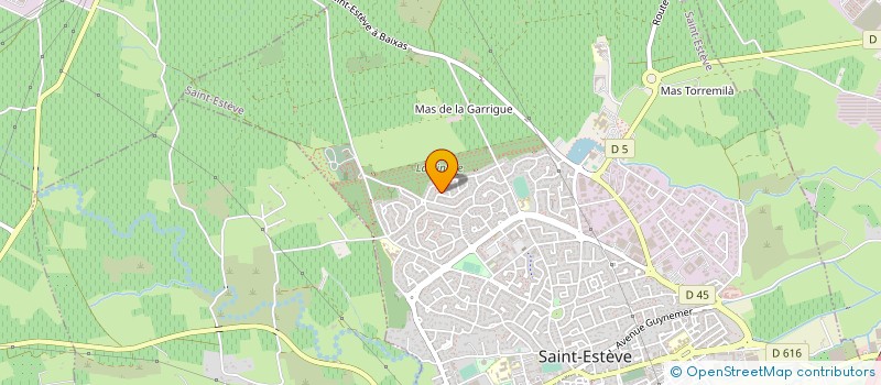 localisation de l'entreprise VIVALDI à SAINT-ESTEVE
