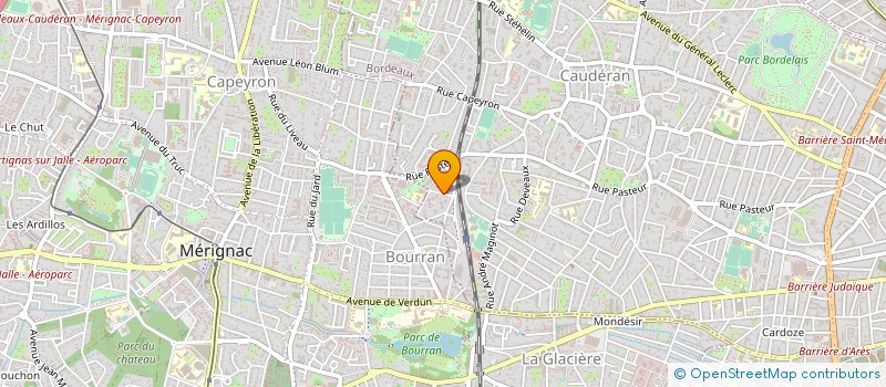 localisation de l'entreprise VIVALDI ENERGIE à BORDEAUX